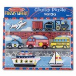 8 pc Melissa & Doug - Vehicles Chunky Puzzle